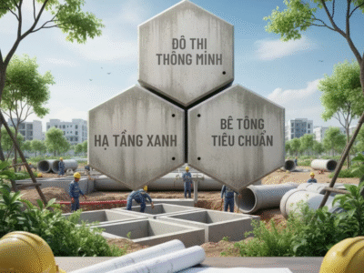 HODECO và giải pháp Bê tông đúc sẵn TCVN 9113:2012 cho Hạ tầng kỹ thuật khu đô thị