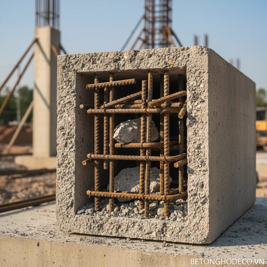 tông cốt thép - Mặt cắt bê tông