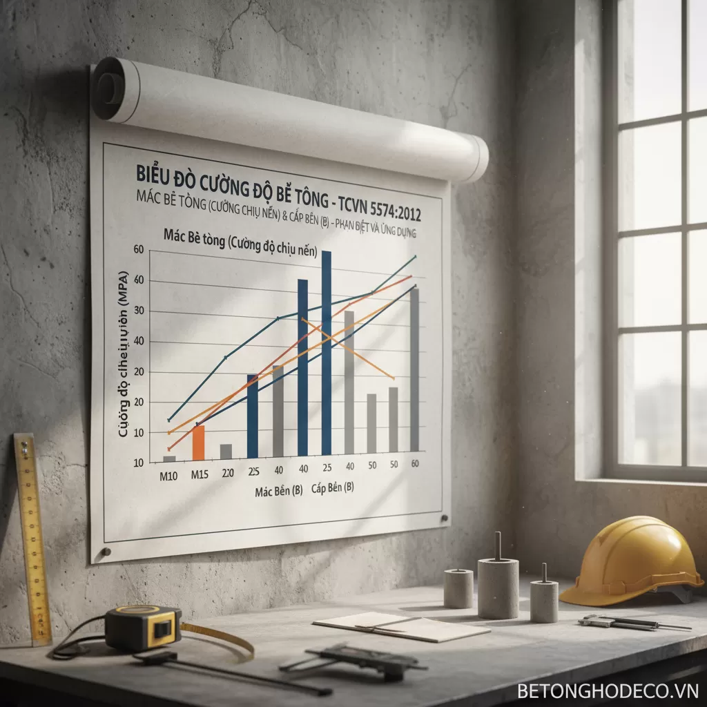 Mác tông (Cường - Biểu đồ cường độ bê tông